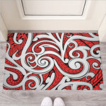 Maori Kowhaiwhai Tribal Polynesian Print Rubber Doormat