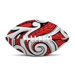 Maori Kowhaiwhai Tribal Polynesian Print Rugby Ball