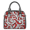 Maori Kowhaiwhai Tribal Polynesian Print Shoulder Handbag