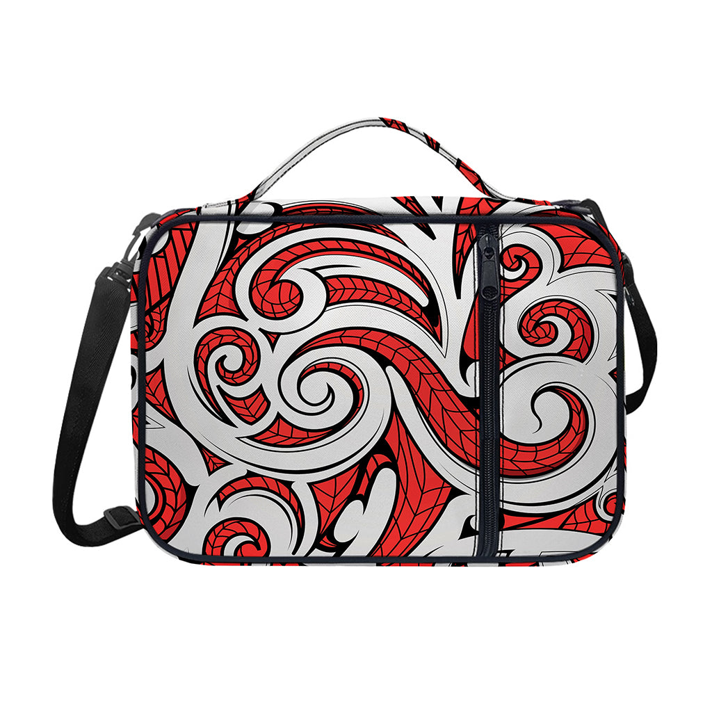 Maori Kowhaiwhai Tribal Polynesian Print Shoulder Strap Bible Bag