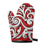 Maori Kowhaiwhai Tribal Polynesian Print Single Oven Mitt