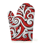 Maori Kowhaiwhai Tribal Polynesian Print Single Oven Mitt