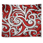 Maori Kowhaiwhai Tribal Polynesian Print Tapestry