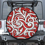 Maori Kowhaiwhai Tribal Polynesian Print Tire Cover