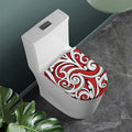 Maori Kowhaiwhai Tribal Polynesian Print Toilet Lid Cover
