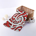 Maori Kowhaiwhai Tribal Polynesian Print Towel