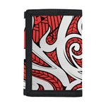 Maori Kowhaiwhai Tribal Polynesian Print Trifold Wallet