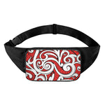 Maori Kowhaiwhai Tribal Polynesian Print Waist Bag