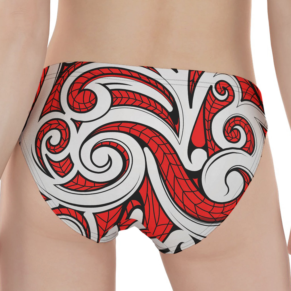 Maori Kowhaiwhai Tribal Polynesian Print Women's Panties