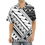 Maori Polynesian Tattoo Pattern Print Aloha Shirt