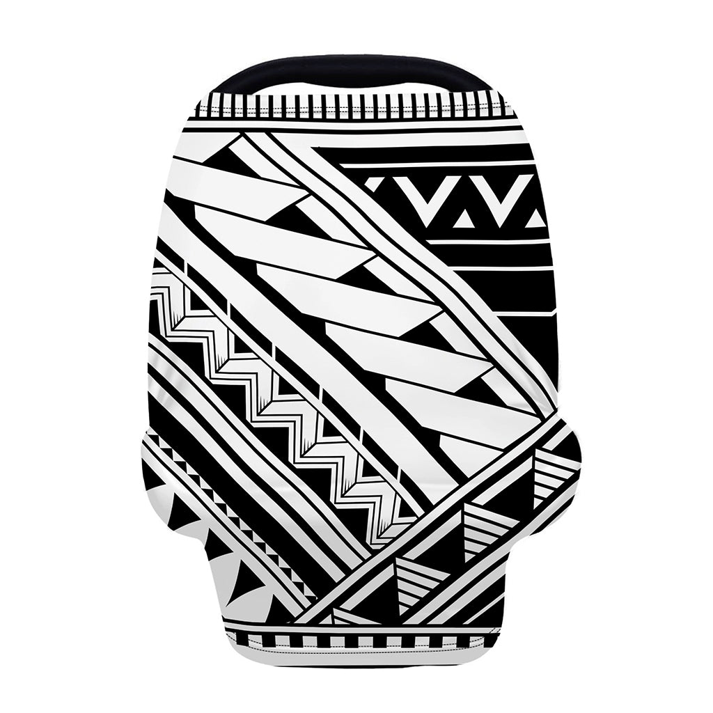 Maori Polynesian Tattoo Pattern Print Baby Seat Cover