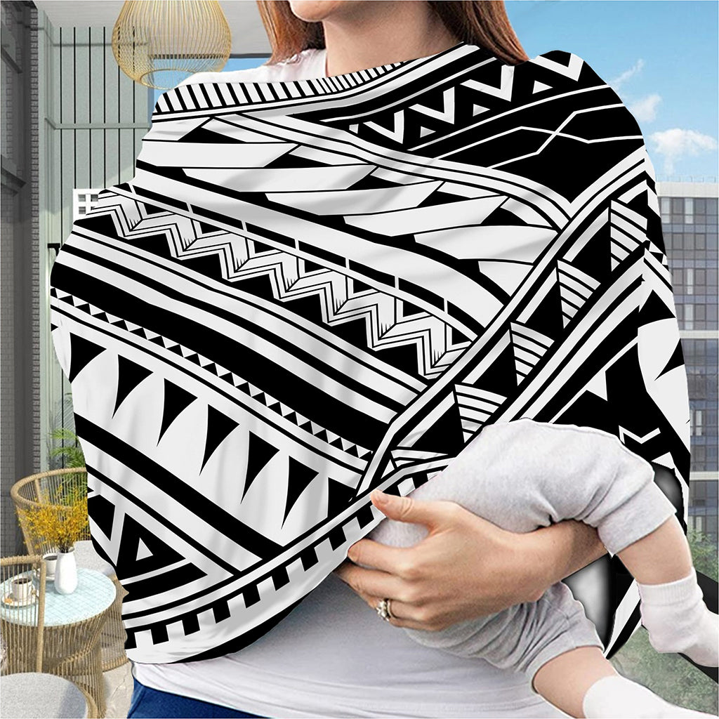 Maori Polynesian Tattoo Pattern Print Baby Seat Cover