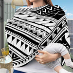 Maori Polynesian Tattoo Pattern Print Baby Seat Cover