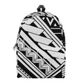 Maori Polynesian Tattoo Pattern Print School Backpack