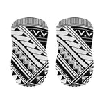 Maori Polynesian Tattoo Pattern Print Bar Stool Covers