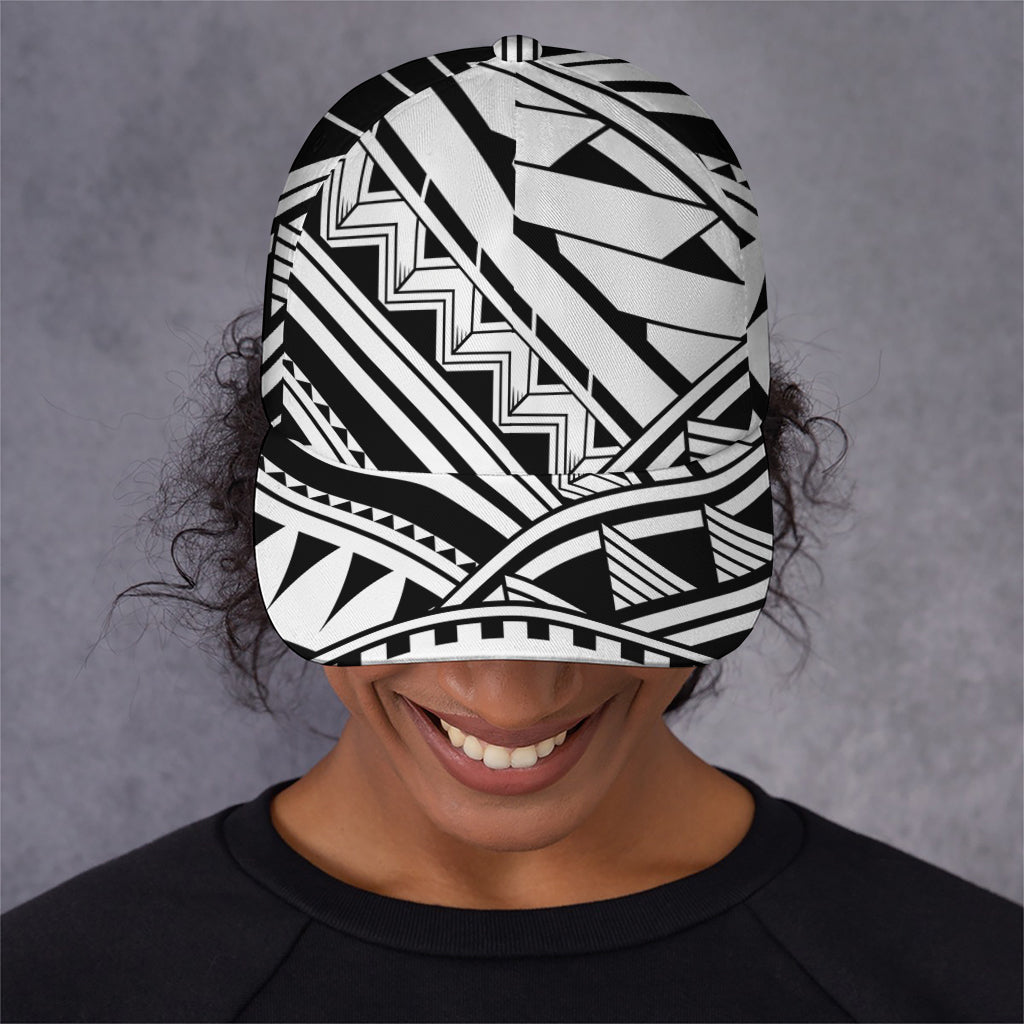 Maori Polynesian Tattoo Pattern Print Baseball Cap