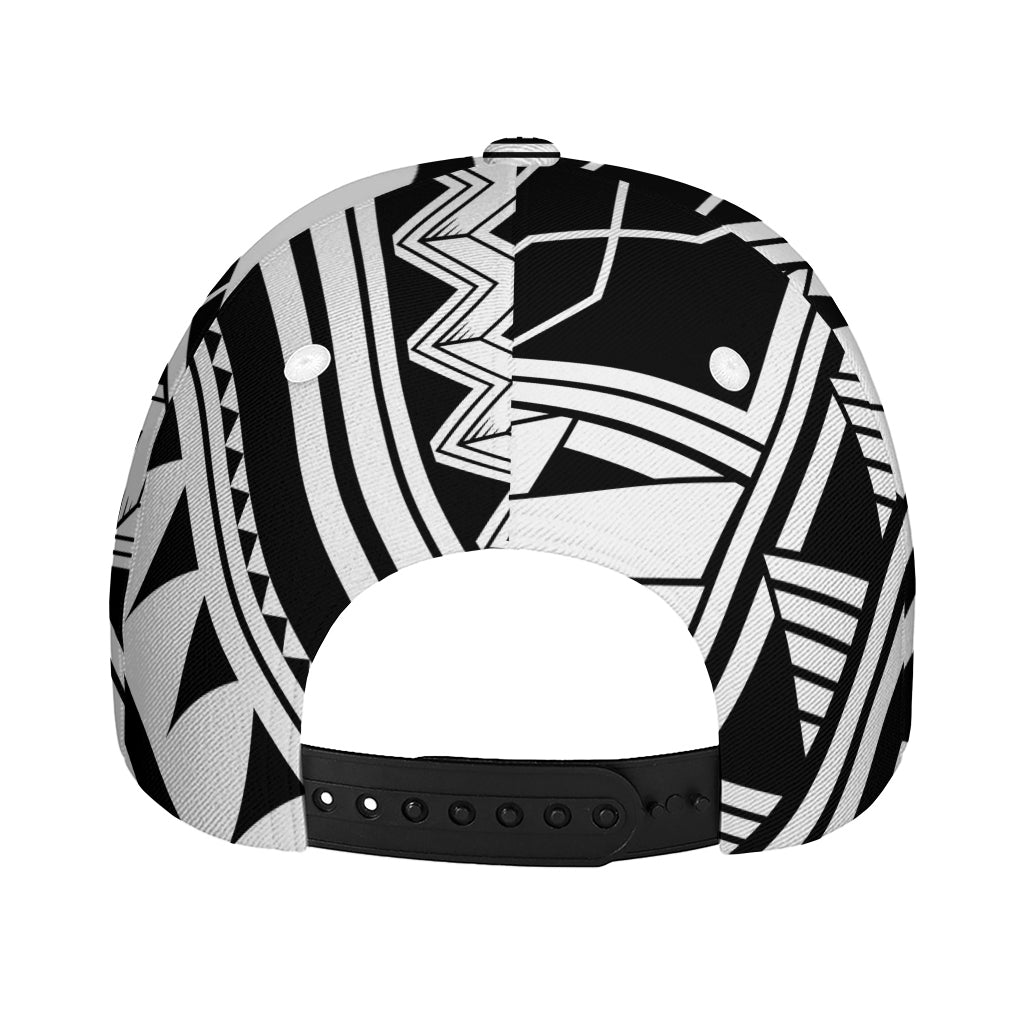 Maori Polynesian Tattoo Pattern Print Baseball Cap