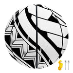 Maori Polynesian Tattoo Pattern Print Basketball