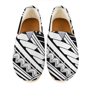 Maori Polynesian Tattoo Pattern Print Casual Shoes