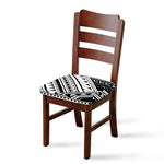 Maori Polynesian Tattoo Pattern Print Chair Cushion Cover