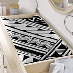Maori Polynesian Tattoo Pattern Print Changing Pad Cover