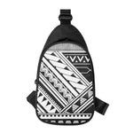 Maori Polynesian Tattoo Pattern Print Chest Bag