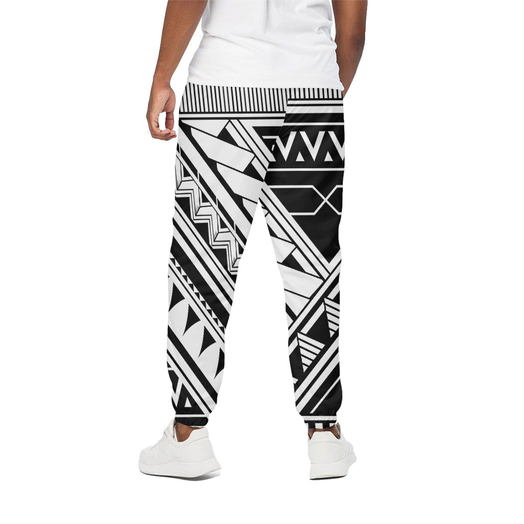 Maori Polynesian Tattoo Pattern Print Cotton Pants