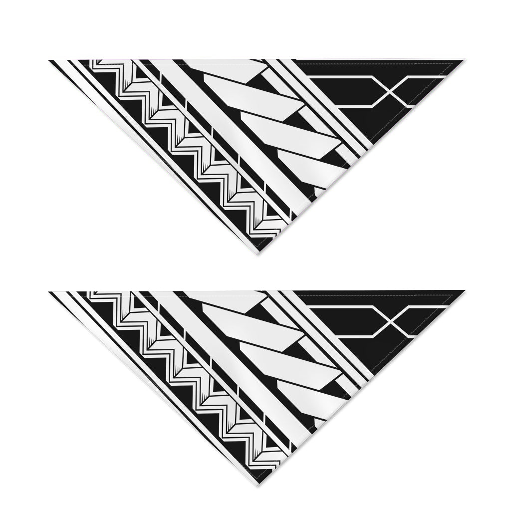 Maori Polynesian Tattoo Pattern Print Dog Bandana