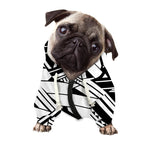 Maori Polynesian Tattoo Pattern Print Dog Zip Up Hoodie