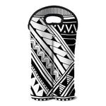 Maori Polynesian Tattoo Pattern Print Double Neoprene Wine Tote