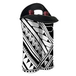 Maori Polynesian Tattoo Pattern Print Double Neoprene Wine Tote