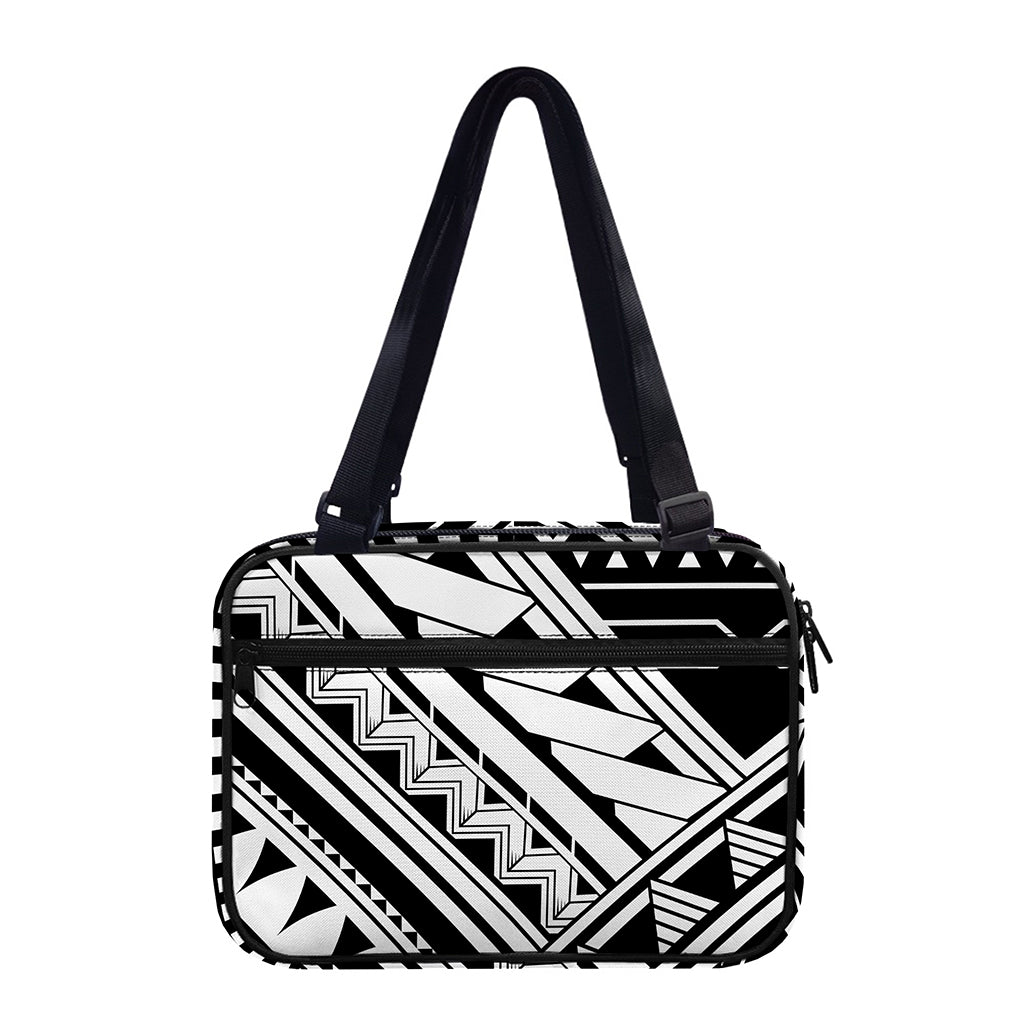 Maori Polynesian Tattoo Pattern Print Double Strap Bible Bag