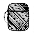 Maori Polynesian Tattoo Pattern Print Front Pocket Bible Bag