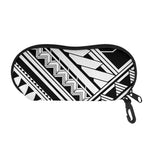 Maori Polynesian Tattoo Pattern Print Glasses Case