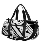 Maori Polynesian Tattoo Pattern Print Gym Bag
