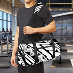 Maori Polynesian Tattoo Pattern Print Gym Bag