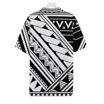 Maori Polynesian Tattoo Pattern Print Hawaiian Shirt