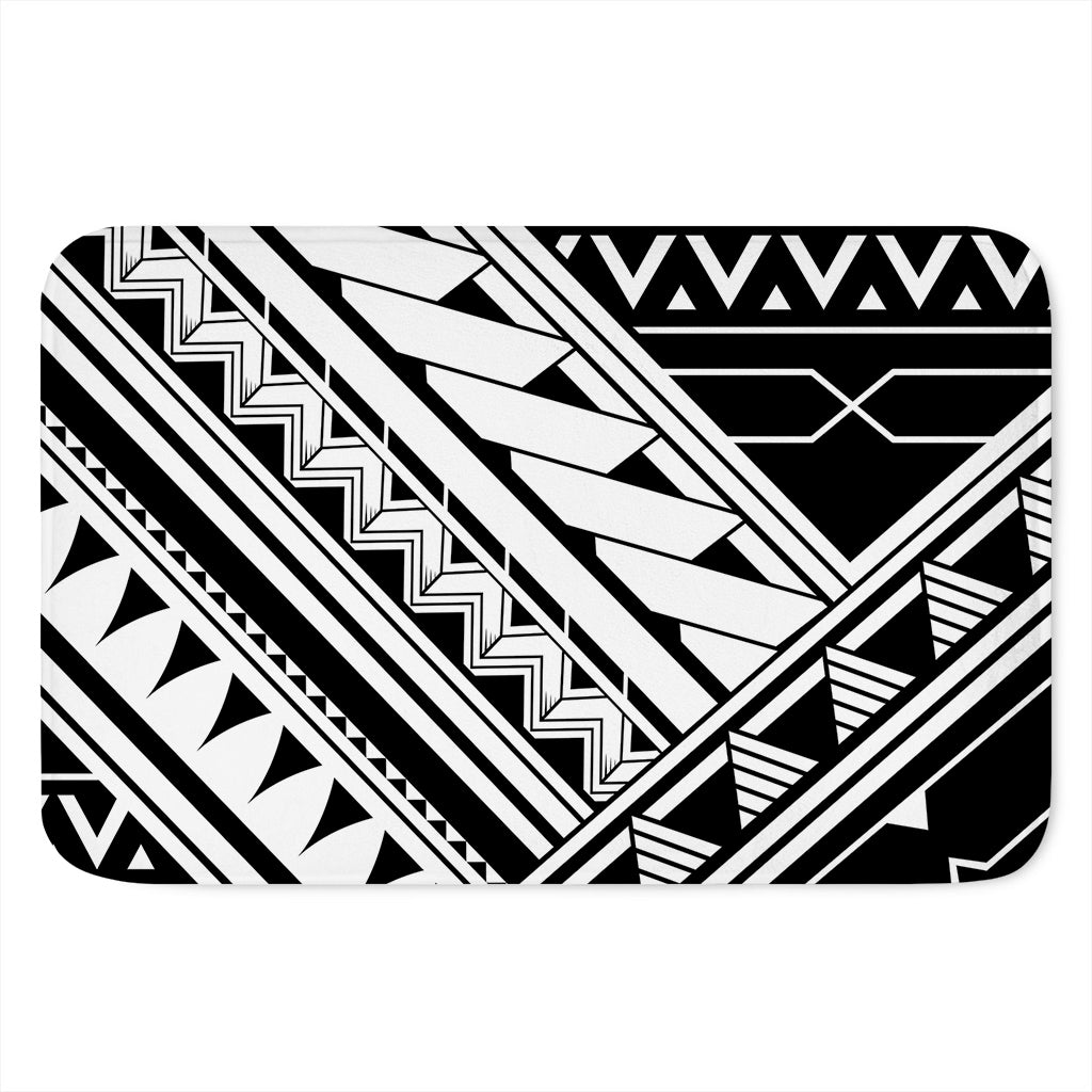 Maori Polynesian Tattoo Pattern Print Indoor Door Mat