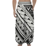 Maori Polynesian Tattoo Pattern Print Lantern Pants