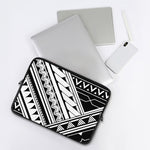 Maori Polynesian Tattoo Pattern Print Laptop Sleeve