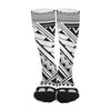 Maori Polynesian Tattoo Pattern Print Long Socks