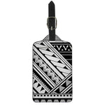 Maori Polynesian Tattoo Pattern Print Luggage Tag