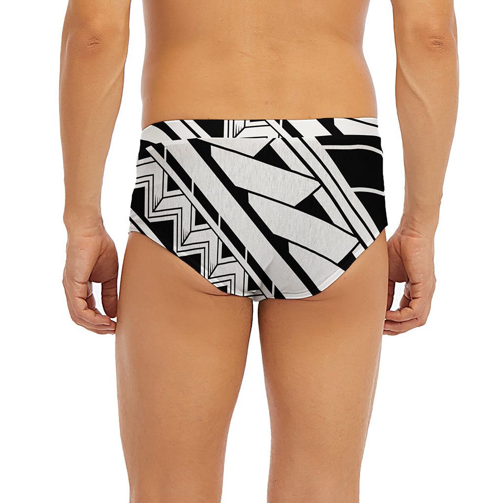Maori Polynesian Tattoo Pattern Print Men's Briefs