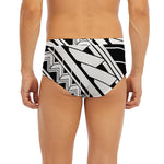 Maori Polynesian Tattoo Pattern Print Men's Briefs