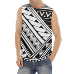 Maori Polynesian Tattoo Pattern Print Men's Fitness Tank Top