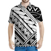 Maori Polynesian Tattoo Pattern Print Men's Polo Shirt