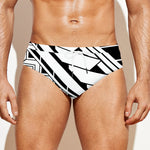 Maori Polynesian Tattoo Pattern Print Men's Swim Briefs