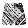 Maori Polynesian Tattoo Pattern Print Men's Swim Trunks