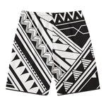 Maori Polynesian Tattoo Pattern Print Men's Swim Trunks