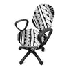 Maori Polynesian Tattoo Pattern Print Office Chair Cover